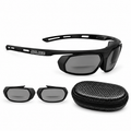 019 BLACK WITH MONO OPTIK POLARISED LENS/SMOKED INSERT +1.50