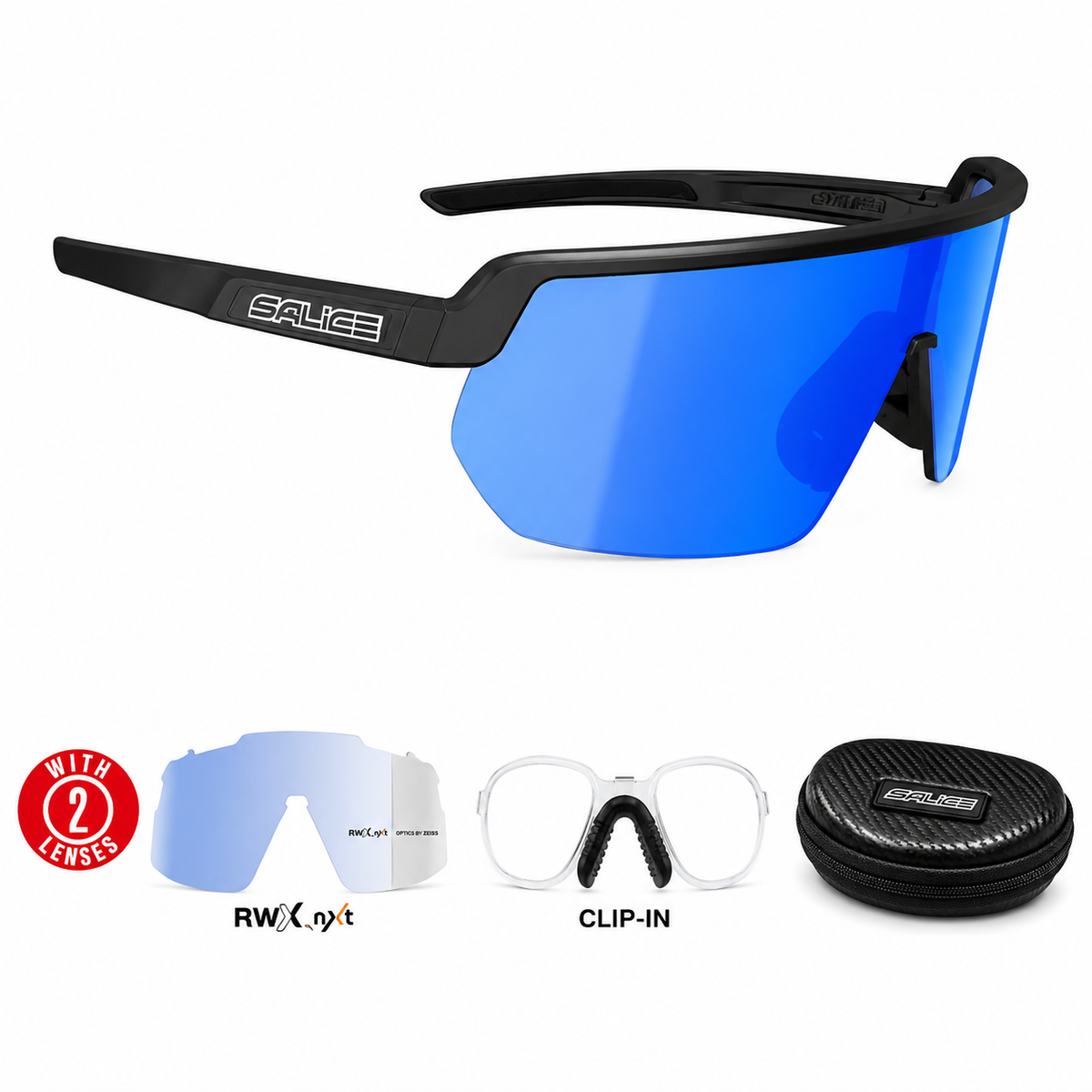023RWX  PHOTOCHROMATIC SUNGLASSES WITH OPTICAL CLIP-IN