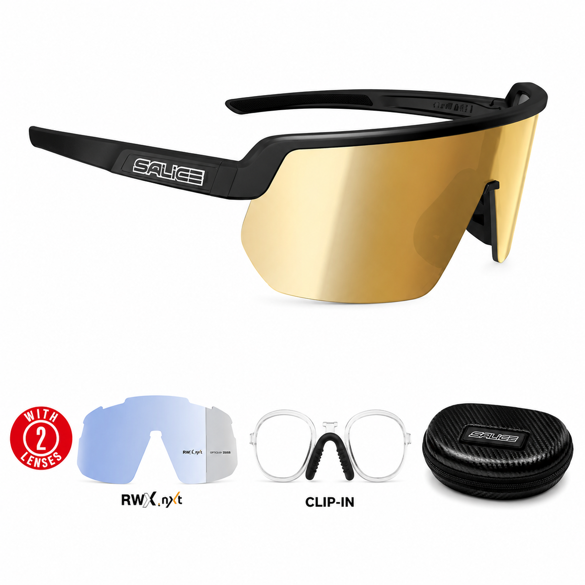 023RWX  PHOTOCHROMATIC SUNGLASSES WITH OPTICAL CLIP-IN