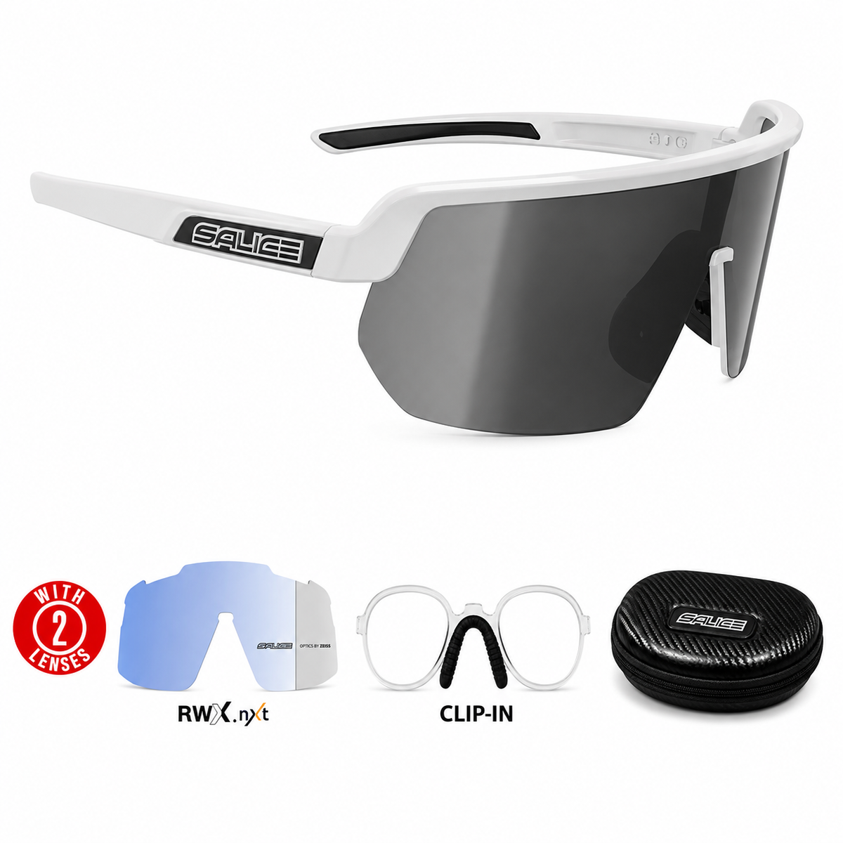 023RWX  PHOTOCHROMATIC SUNGLASSES WITH OPTICAL CLIP-IN
