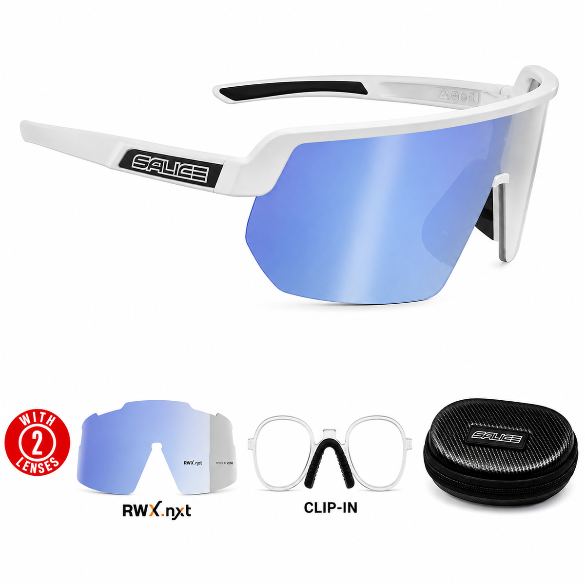 023RWX  PHOTOCHROMATIC SUNGLASSES WITH OPTICAL CLIP-IN