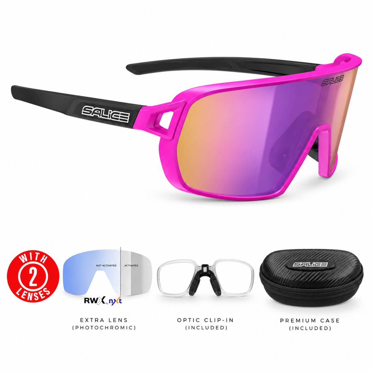 028RWX PHOTOCHROMATIC SUNGLASSESS WITH OPTICAL CLIP-IN