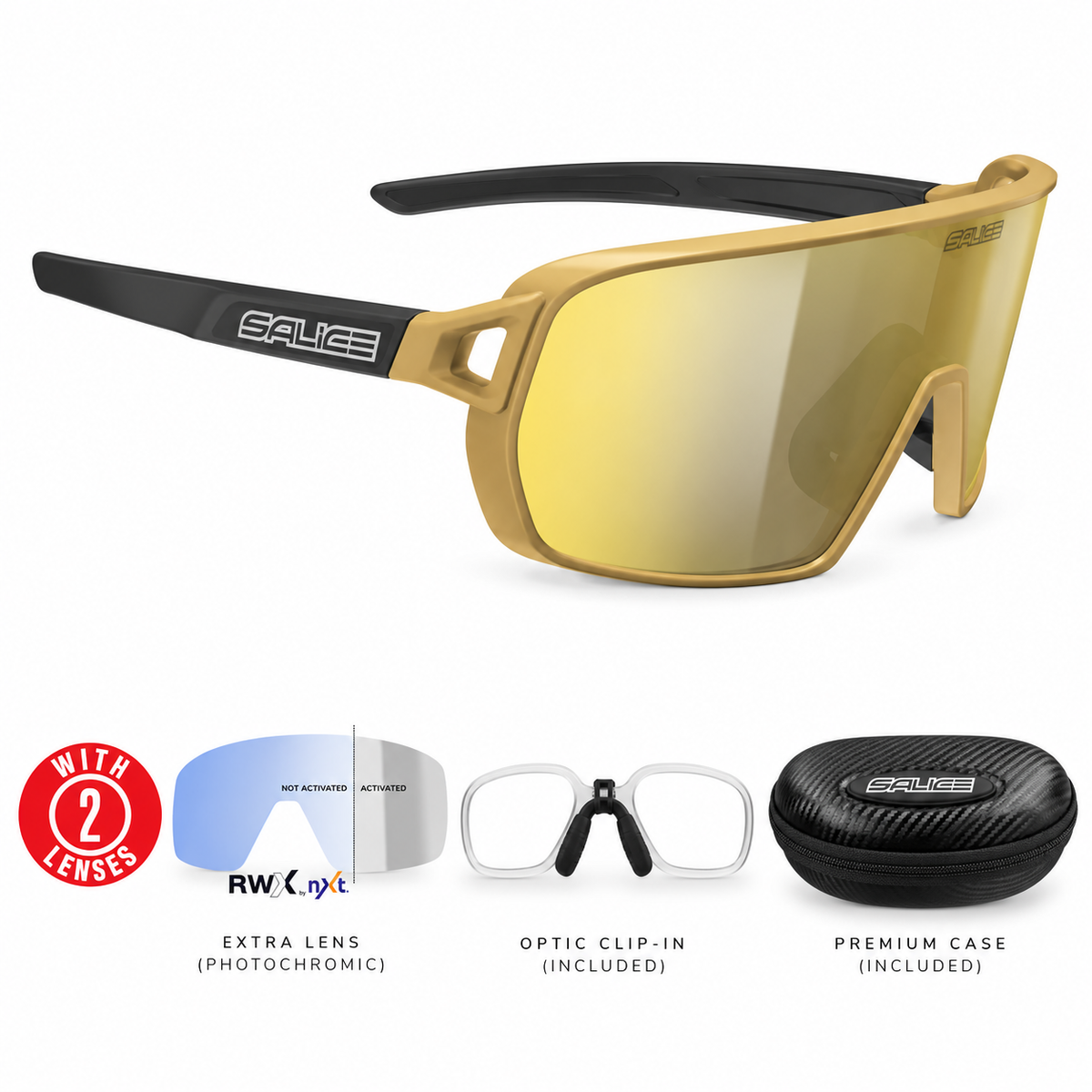 028RWX PHOTOCHROMATIC SUNGLASSESS WITH OPTICAL CLIP-IN