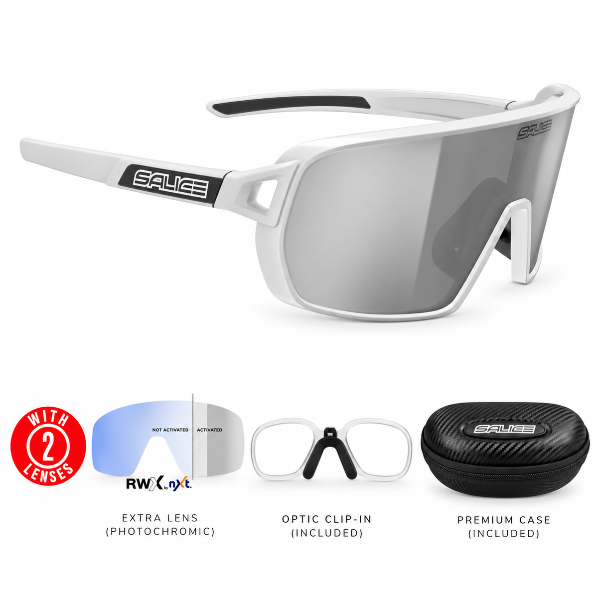 028RWX PHOTOCHROMATIC SUNGLASSESS WITH OPTICAL CLIP-IN